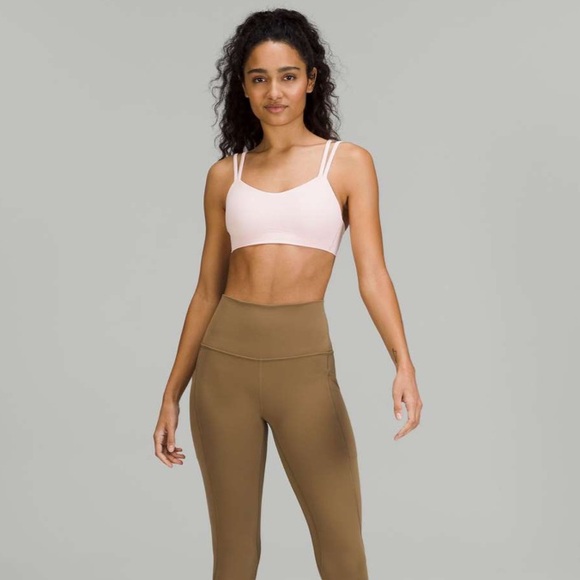 Lululemon Like a Cloud Bra *Light Support, B/C Cup Strawberry Milkshake Size 4 - Picture 4 of 7